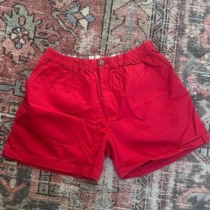 Red Men’s Christmas Chubbies Shorts